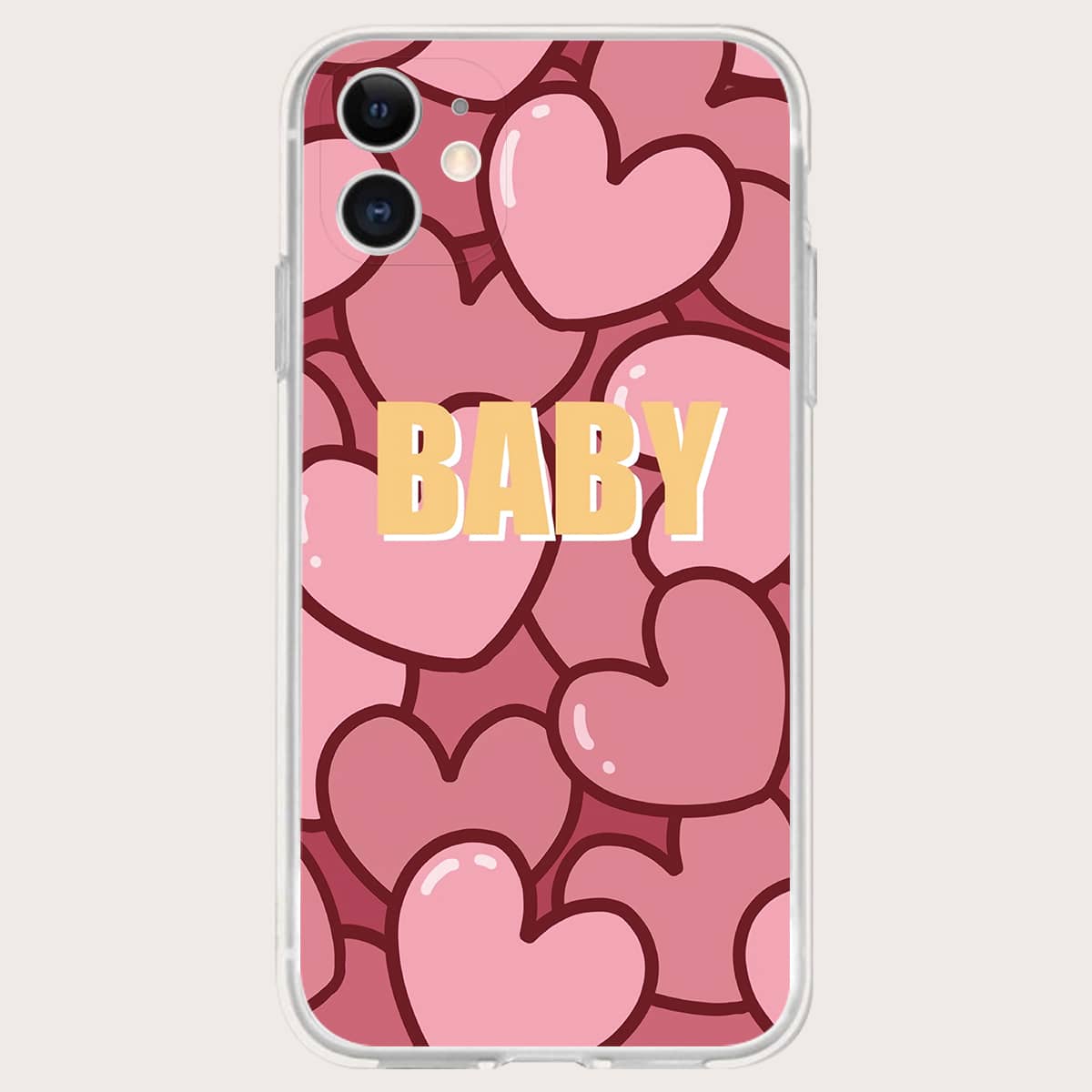 

Heart Pattern Phone Case, Multicolor