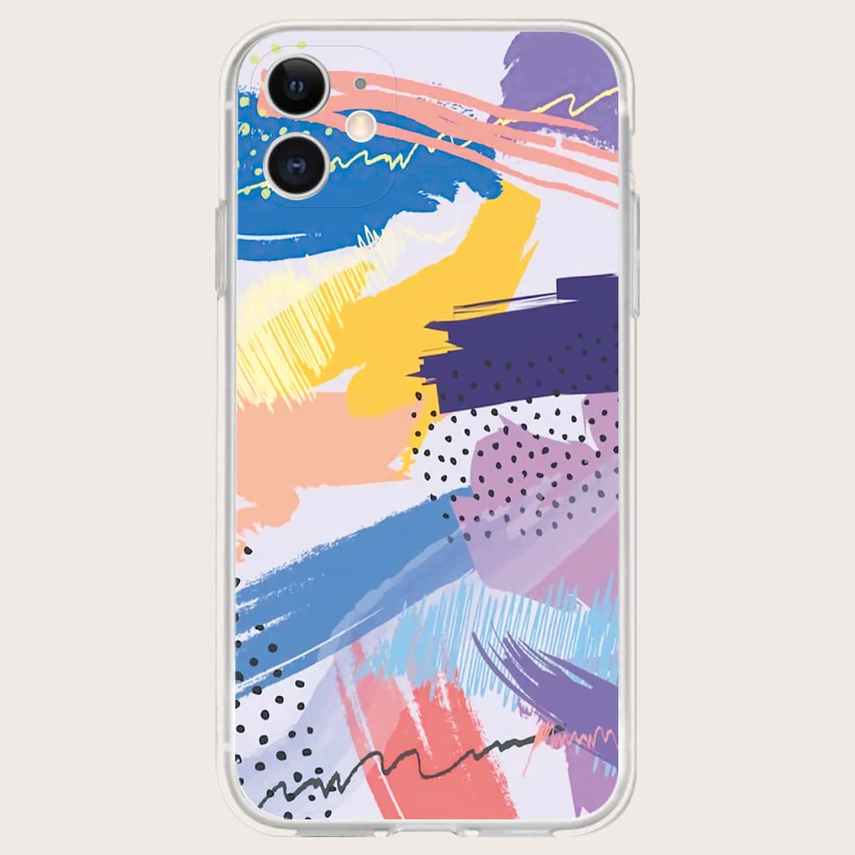 

Color Pigment Phone Case, Multicolor