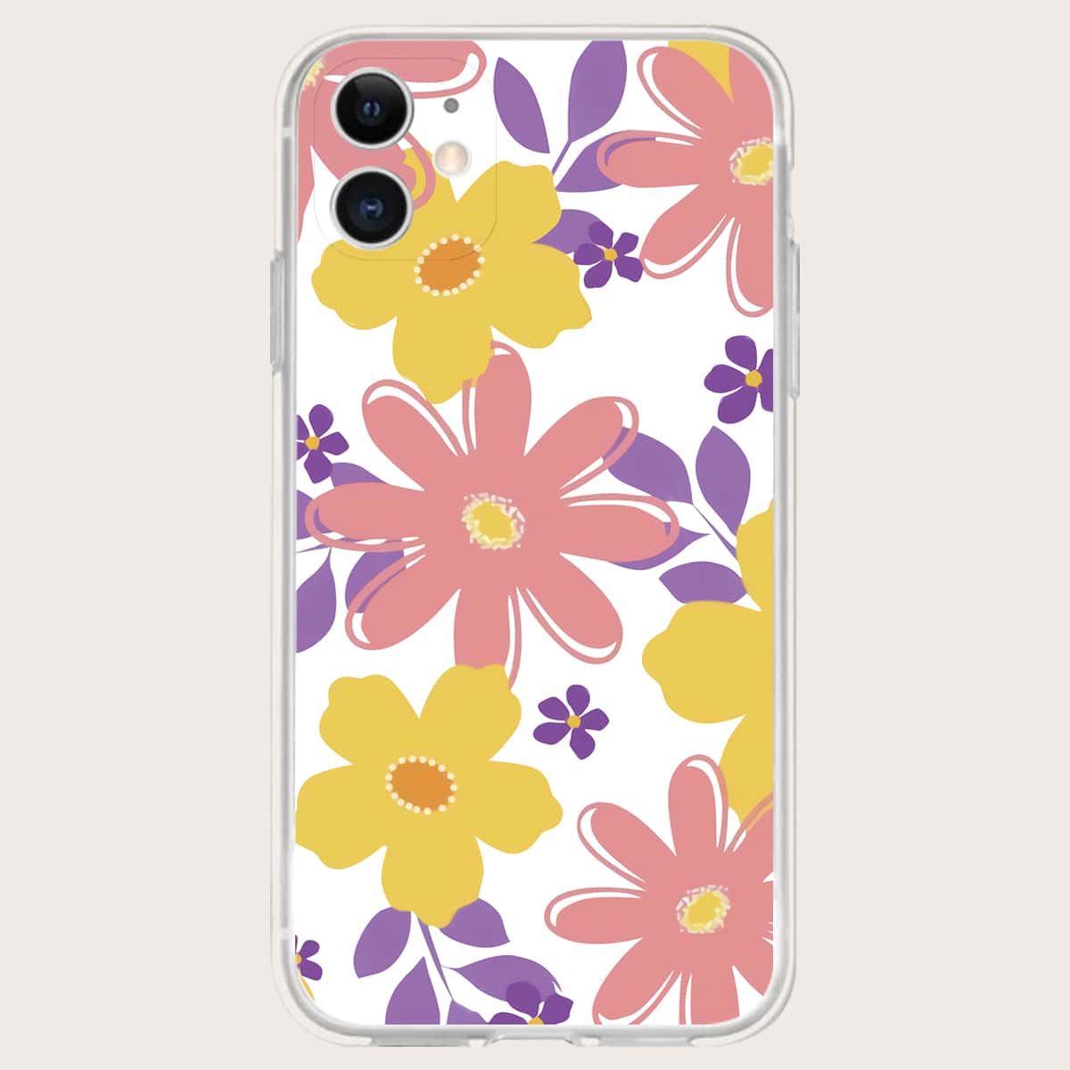 

Flower Painted Phone Case, Multicolor