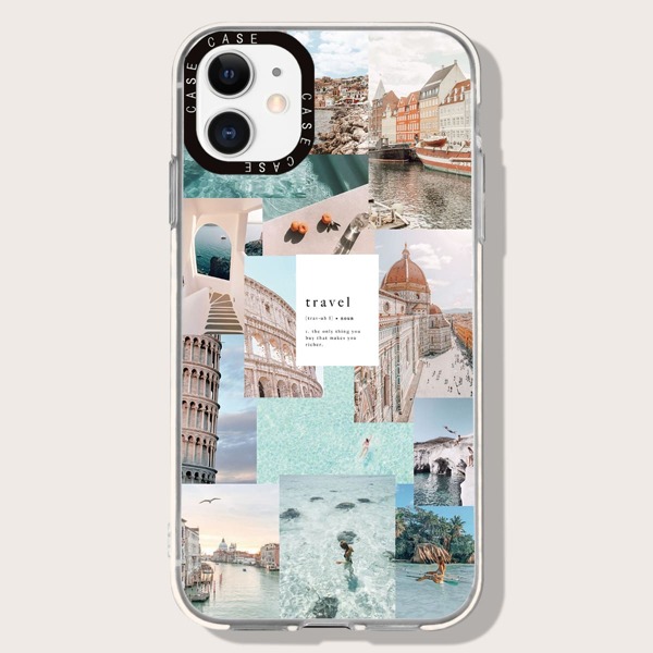 

Aesthetic Collage Phone Case, Multicolor