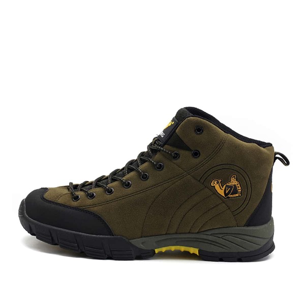 

Men Letter Patch Lace-Up Front Sneakers, Army green