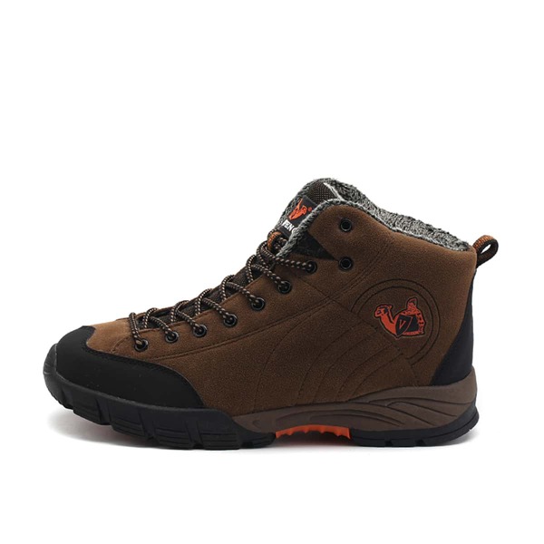 

Men Lace Up Front Walking Boots, Brown