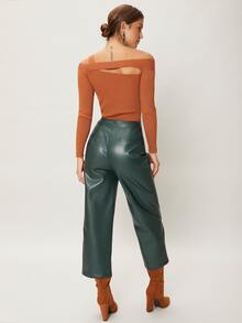 MOTF X Brooks Nader WOOL MIX CUT-OUT JUMPER - Burnt Orange - View 2