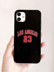 Los Angeles #23 Jersey Phone Case, IPhone 16/16 Pro/16 Plus/16 Pro Max Phone Cases, Galaxy Phone Cases, Minimalist Number Phone Cases - Multicolor - View 2