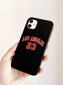 Los Angeles #23 Jersey Phone Case, IPhone 16/16 Pro/16 Plus/16 Pro Max Phone Cases, Galaxy Phone Cases, Minimalist Number Phone Cases - Multicolor - View 3