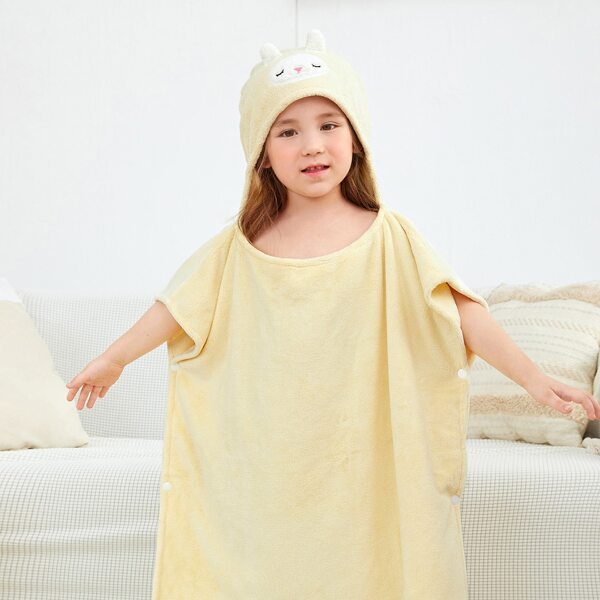 

Kids Cartoon Plush Bath Towel, Yellow