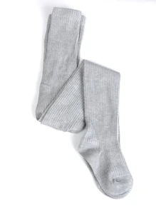 Girls' Solid Color Versatile Tights, Suitable For Daily Wear - Light Grey - View 2