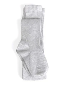 Girls' Solid Color Versatile Tights, Suitable For Daily Wear - Light Grey - View 3