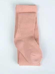 女童連褲襪 - 藕粉色 - 查看 4