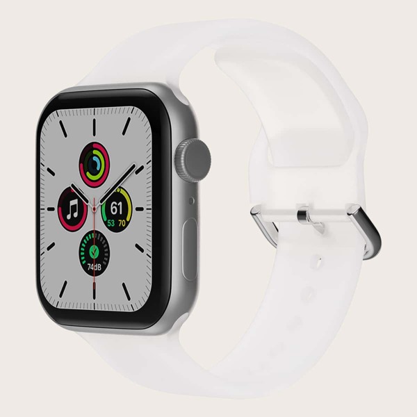 

Silicone Watchband For iWatch, White