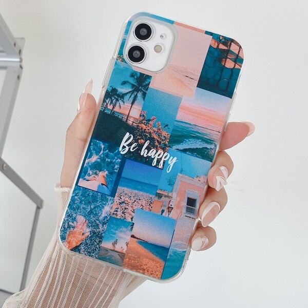 

Aesthetic Collage Phone Case, Multicolor