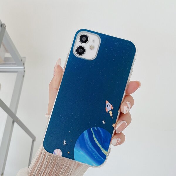 

Cartoon Planet Phone Case, Multicolor