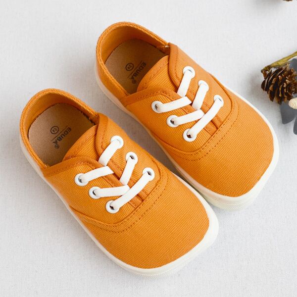 

Boys Lace-up Front Sneakers, Orange