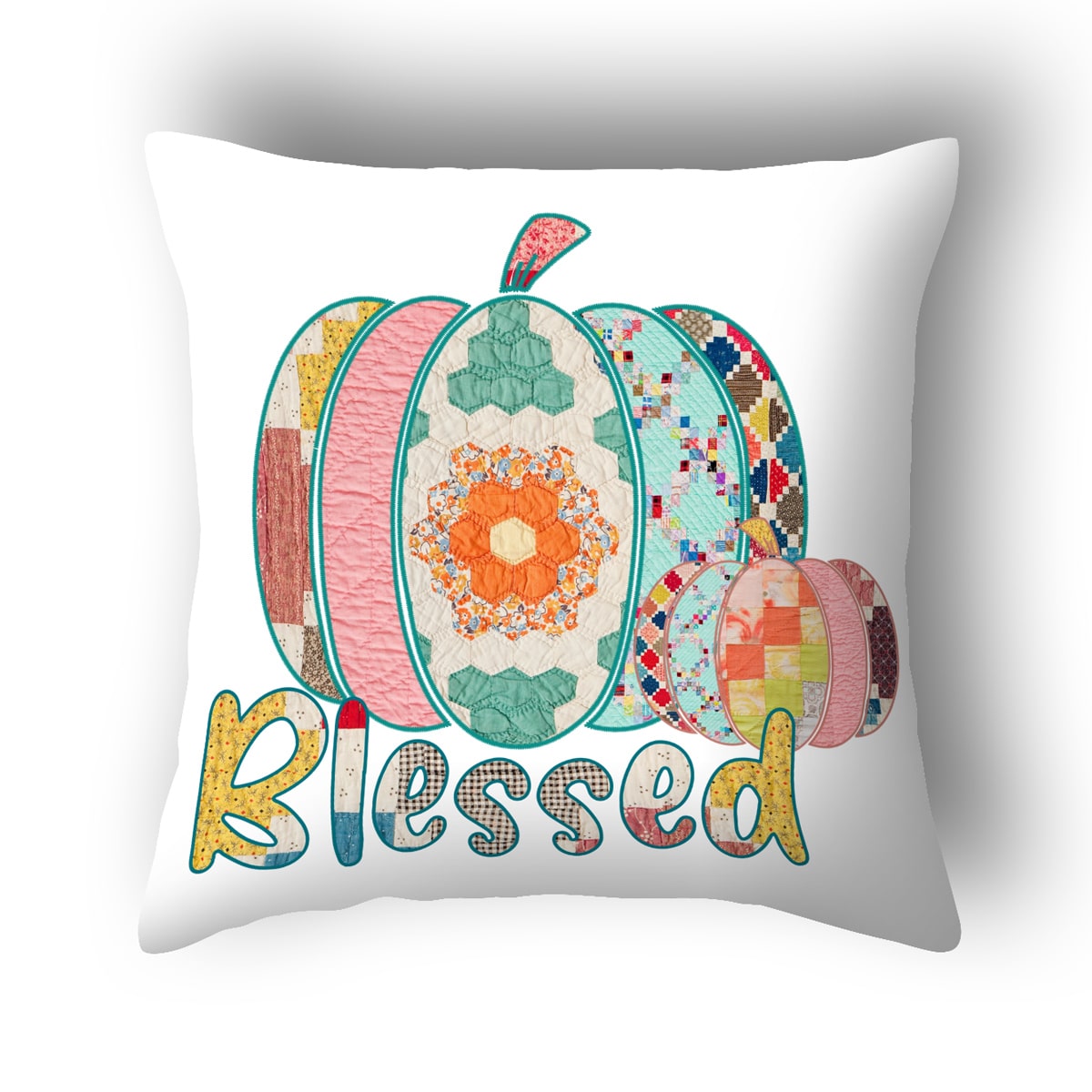 Чехол для подушки без наполнителя на хэллоуин с принтом тыквы