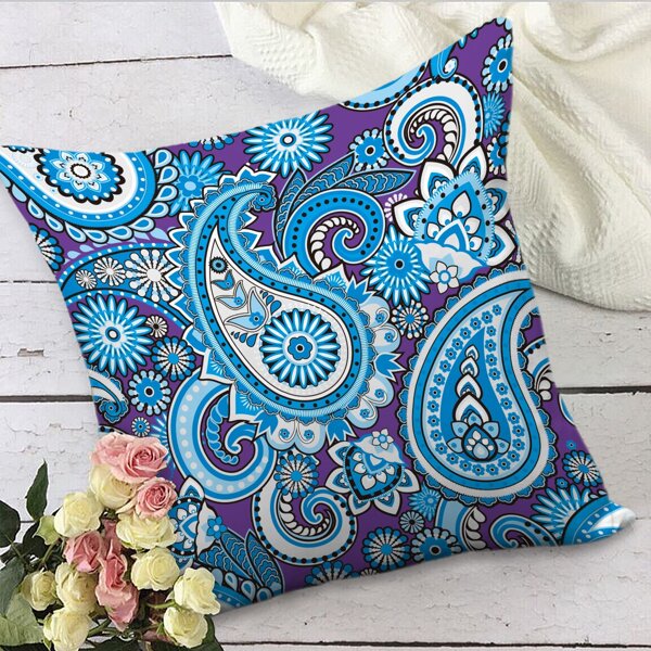 

Mandala Print Cushion Cover Without Filler, Multicolor