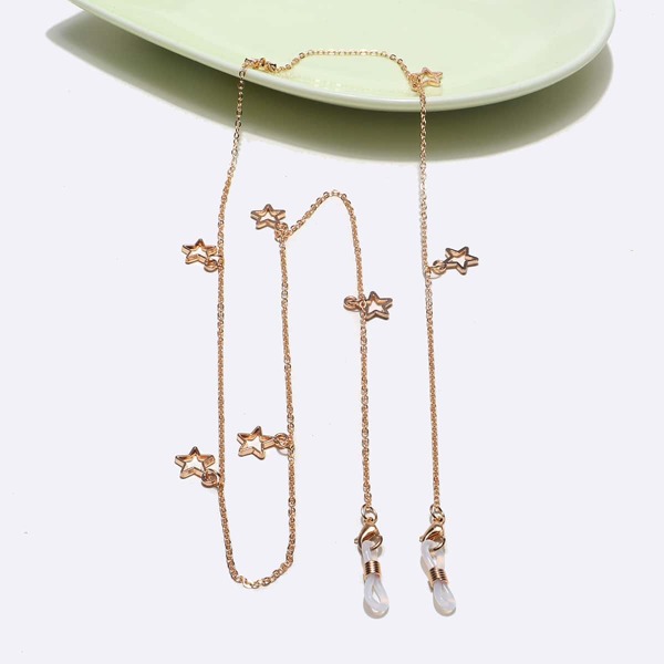

Star Charm Glasses Chain, Gold