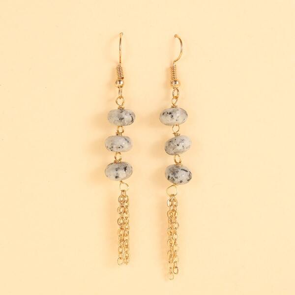 

Stone Drop Earrings, Multicolor