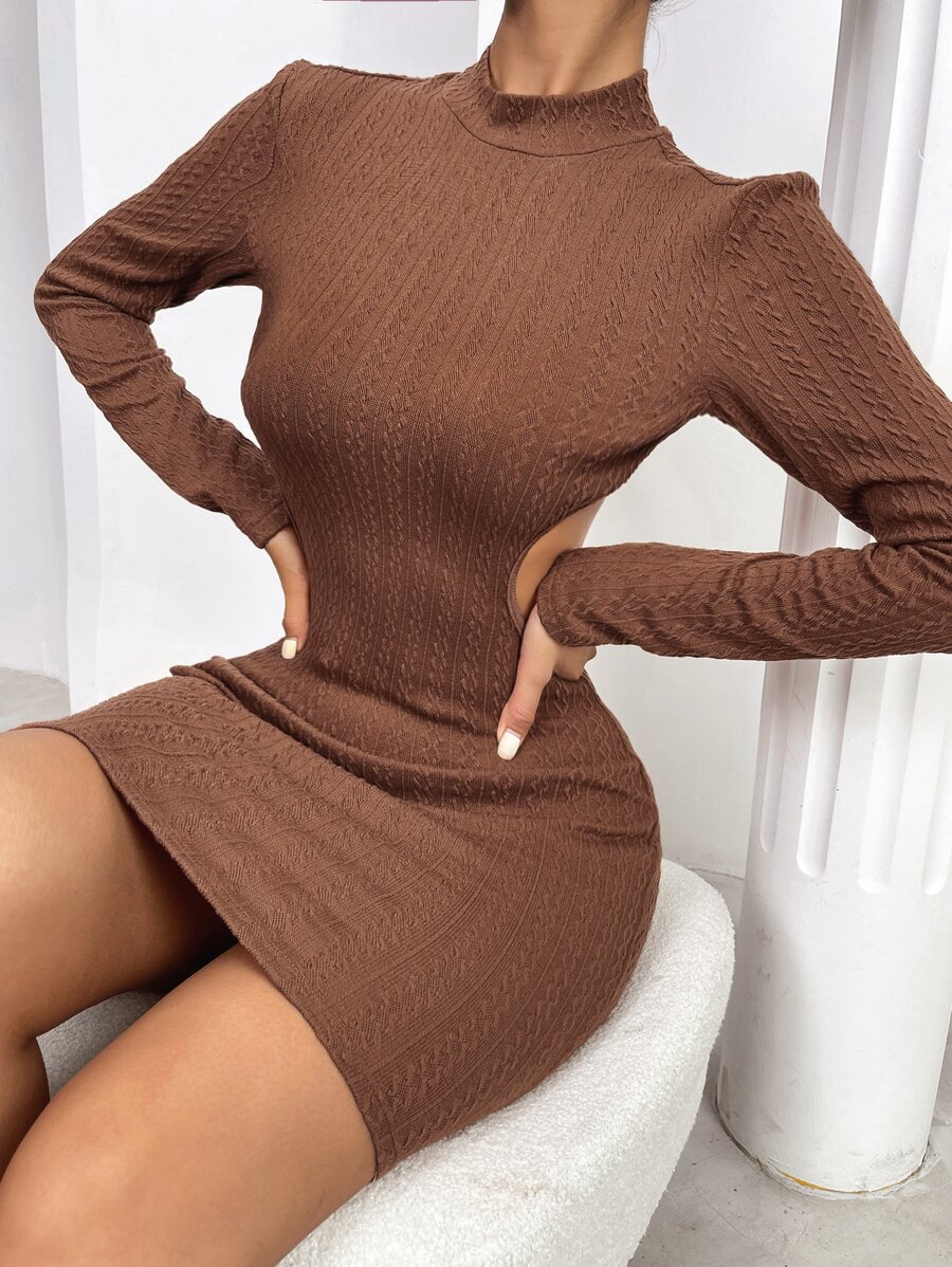 Robe Bodycon Bleue Avec Découpes - Taille L - Neuve Avec étiquettes