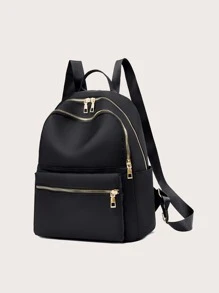 Waterproof,Lightweight,Business Casual Minimalist Classic Backpack For Teen Girls Women College Students,Rookies & White-Collar Workers Perfect For Office,College,Work,Business,Commute,Outdoors, Travel, OutingsSchool Backpack,School Bag,Large Capacity,Portable,Lightweight,Laptop Compartment, Suitable For Teen Girls Women College Students, Perfect For Back To School,First Day Of School,College,Middle School, High School, School Supplies, Backpack For School, Back To School Backpack, School Bookbag, Big Backpack, Backpack School, Teacher, Work, Business, Commute