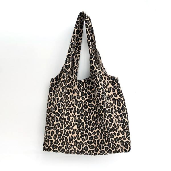 

Leopard Shopper Bag, Multicolor