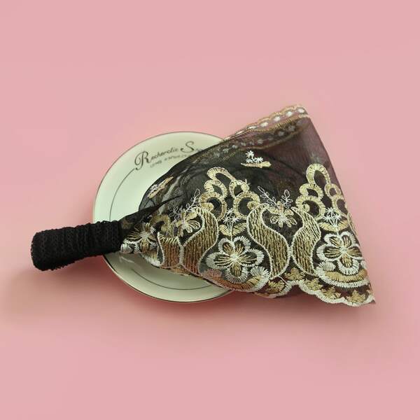 

Flower Embroidery Detail Hair Band, Multicolor