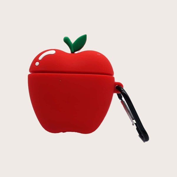 

Чехол для Airpods в форме яблока, Красный
