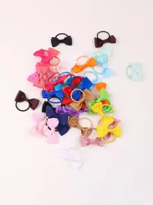 bilicaca 40 cái Bé Gái Mới Biết Đi Nơ Trang Trí Tóc Buộc - Nhiều màu - Xem 3