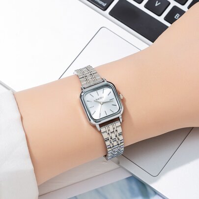 Square Pointer Quartz Watch