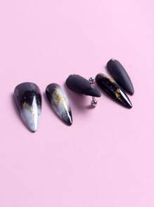 TSZS 10 件装美甲装饰 DIY 指甲饰品 指甲宝石 美甲用品 指甲 - 灰色 - 查看 4