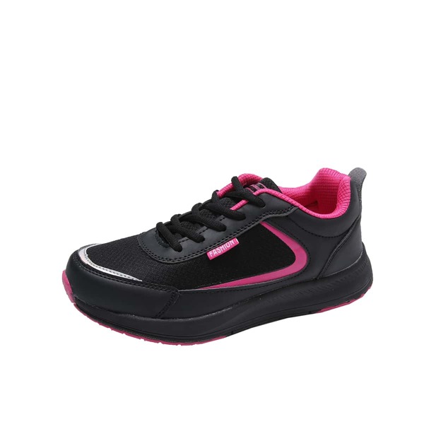 

Letter Graphic Lace-Up Front Sneakers, Multicolor