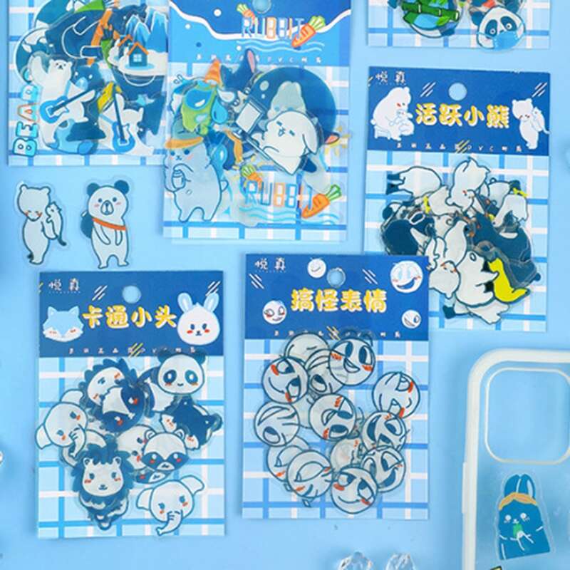 

1pack Animal Pattern Random Sticker, Multicolor
