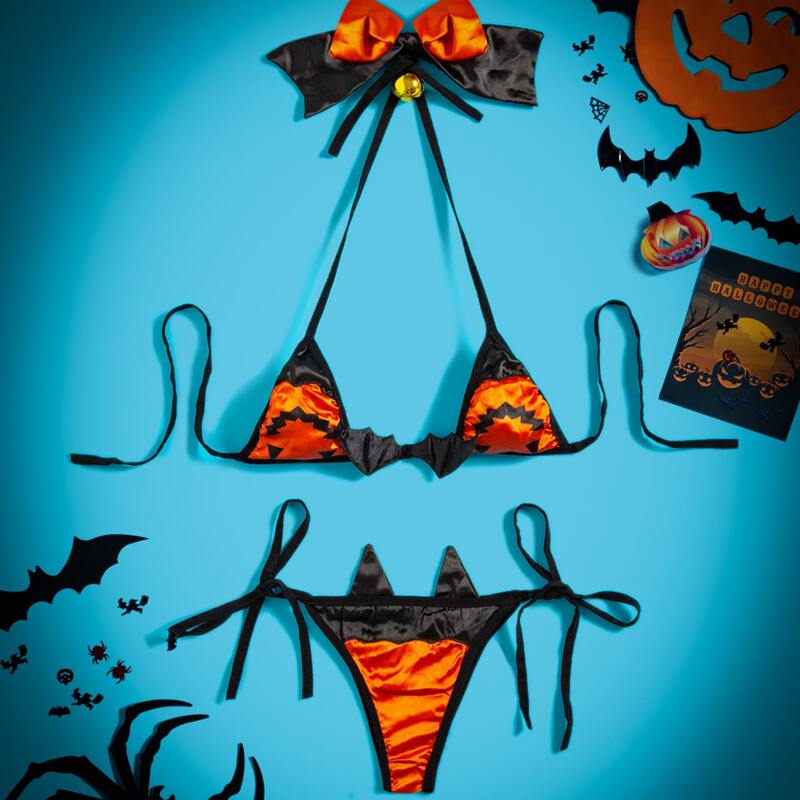 

Halloween Bat Costume Set, Orange