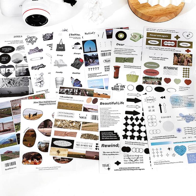 

1pack Mixed Pattern Random Sticker, Multicolor