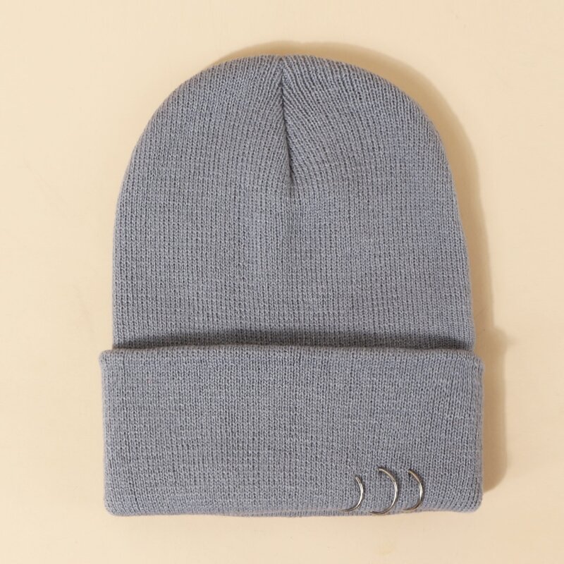 

Guys Ring Decor Beanie, Grey