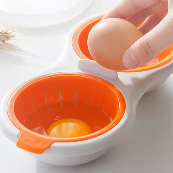 

1pc Random Egg Poacher Bowl, Multicolor