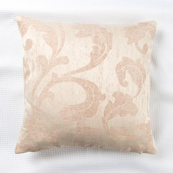 

Leaf Jacquard Cushion Cover Without Filler, Multicolor