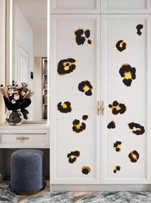 Leopard Print Wall Sticker, Stickers, Wall Decal, Vinyl Decal For Home Decorations, Spring Decoration Items Refresh Your Home, Rama Decoration Stickers Gifts Birthday Graduation - Multicolor - View 4