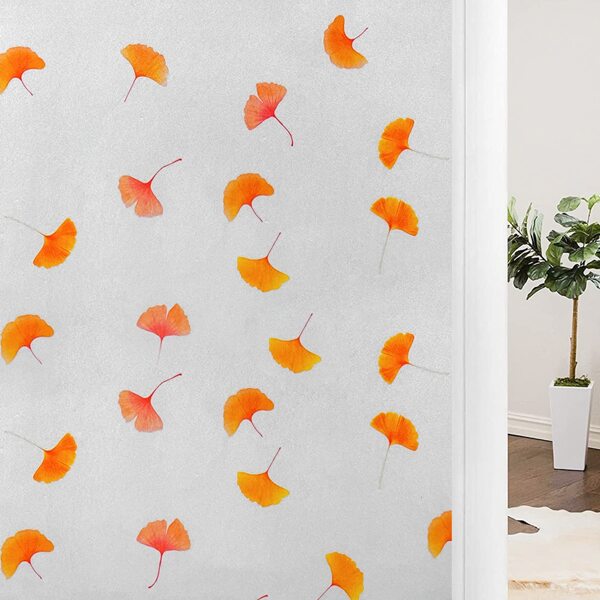 

Ginkgo Biloba Leaf Glass Film, Multicolor