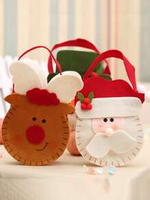 3入組聖誕形狀禮品袋