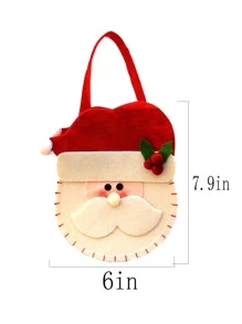 3入組聖誕形狀禮品袋