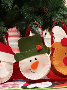 3入組聖誕形狀禮品袋