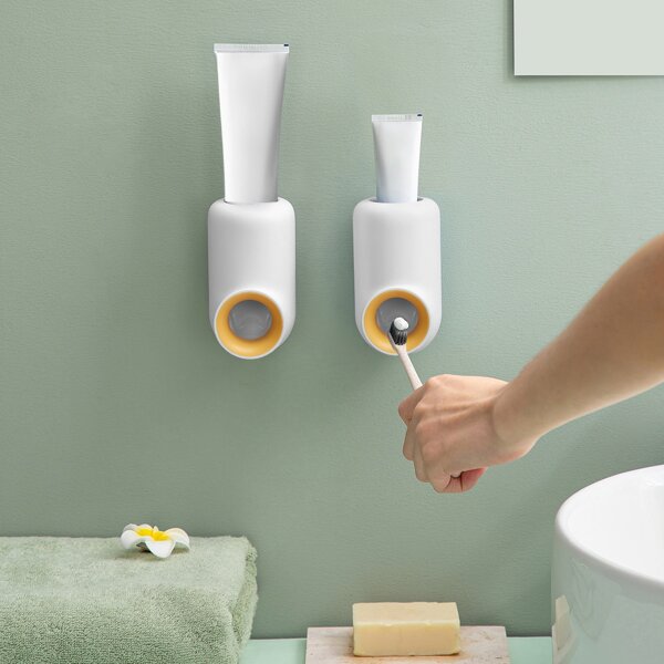 

1pc Two Tone Toothpaste Squeezer, Multicolor