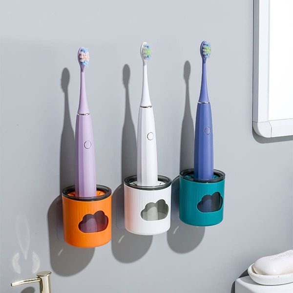 

1pc Cloud Pattern Random Color Toothbrush Holder, Multicolor