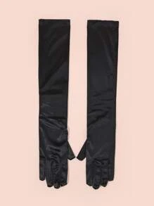 Minimalist Solid Gloves - Black - View 2