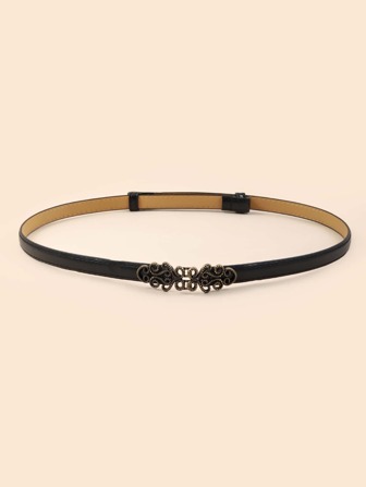 PU Leather Skinny Belt