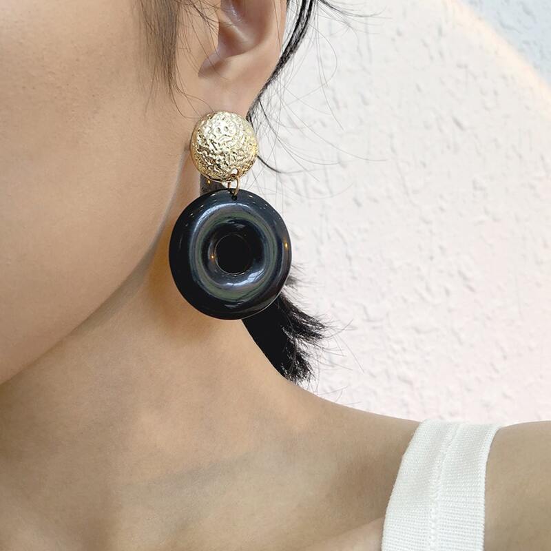 

Ring Drop Earrings, Multicolor