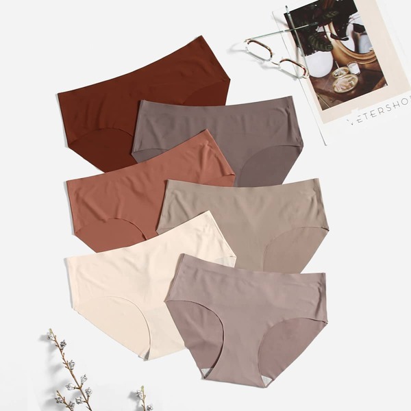 

6pack No Show Panty Set, Multicolor
