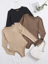 Chiquease 3st Solid Tee Bodysuit