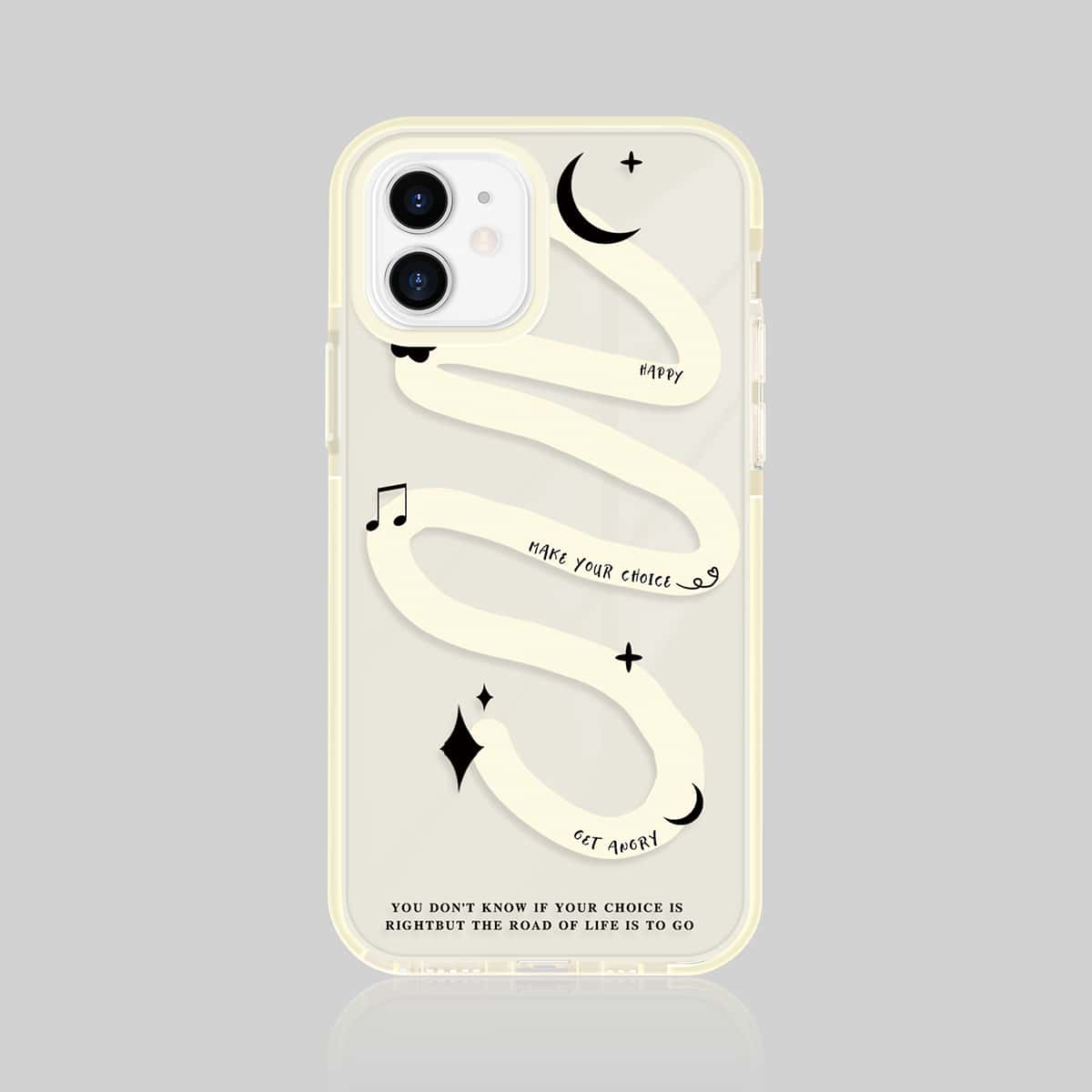 

Graphic Clear Phone Case, Multicolor