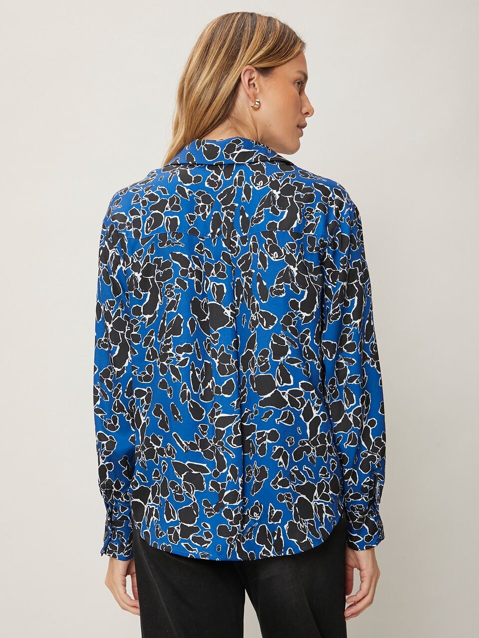 MOTF MIX PRINT STRAIGHT FIT SHIRT